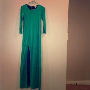 Beautiful long Juicy Couture Green dress